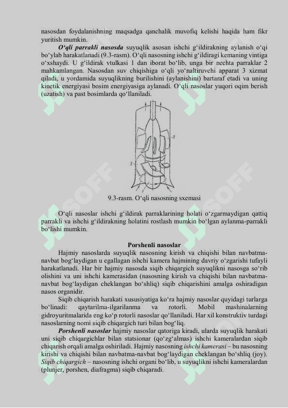 GIDRAVLIK MASHINALAR. NASOSLAR 4