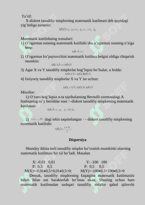Matematik kutilma 2