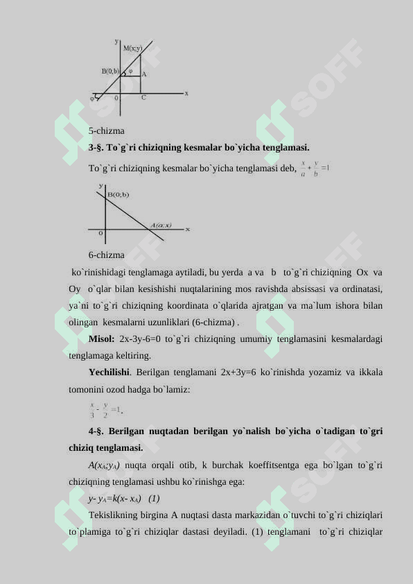 To`g`ri chiziq tenglamalari 4