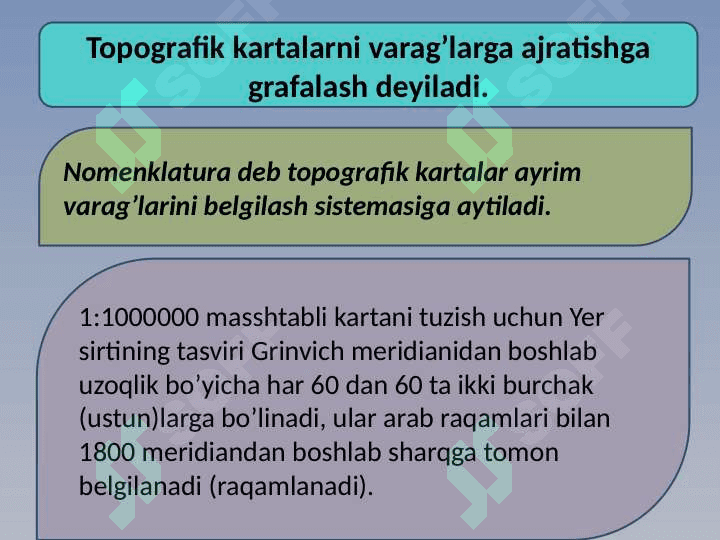 Topografik karta va planlar 6