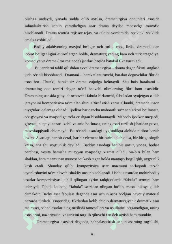 ISTIQLOL DAVRI O‘ZBEK TARIXIY DRAMATURGIYASI 6