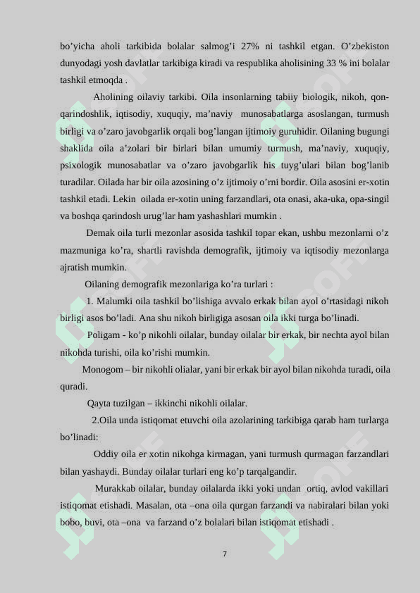 DUNYO AHOLISI DINAMIKASI 7