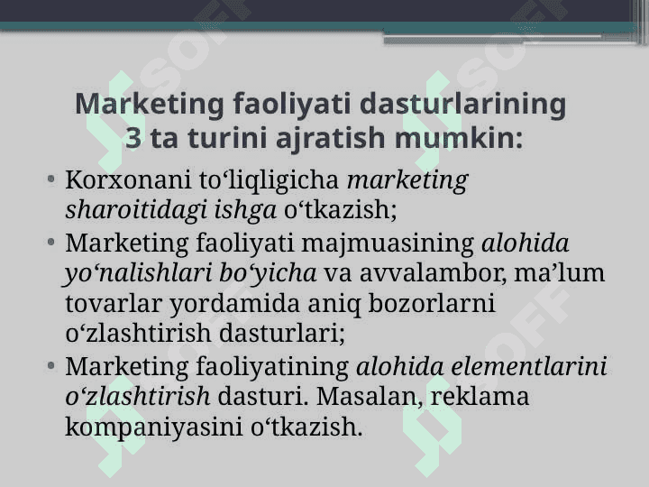 MARKETING DASTURI 4