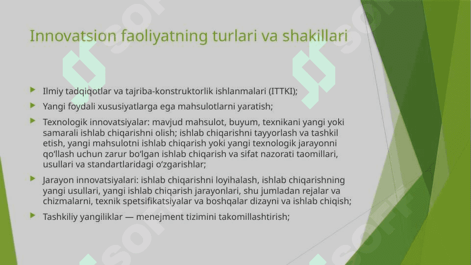 Inovatsiyon tadqiqotlar tamoyillari. 4