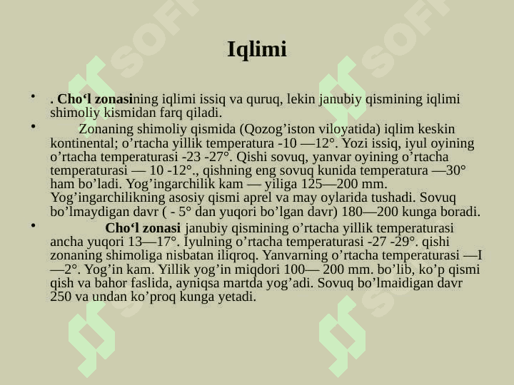 Cho‘l zonasining tuproqlari 6