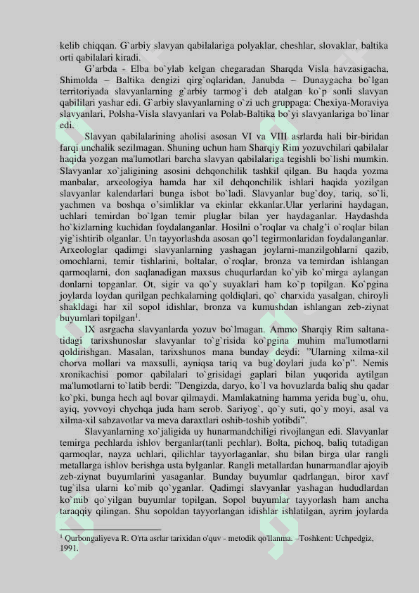 Kiyev Rusi va slavyan davlatlarining tashkil topishi 2