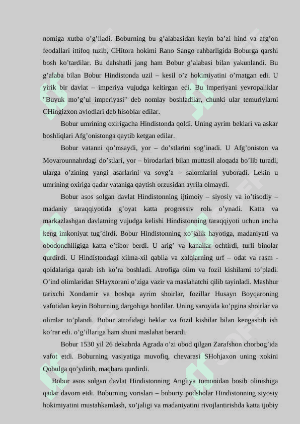 Zahiriddin Muhammad Boburning hayoti va ijodi 6