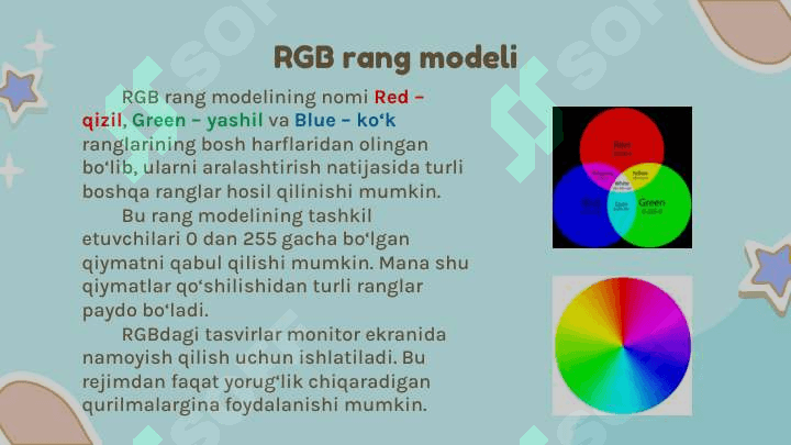 RANG MODELLARI VA GRAFIK FORMATLAR 3