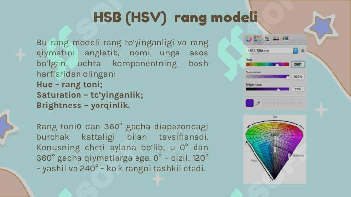 RANG MODELLARI VA GRAFIK FORMATLAR 5