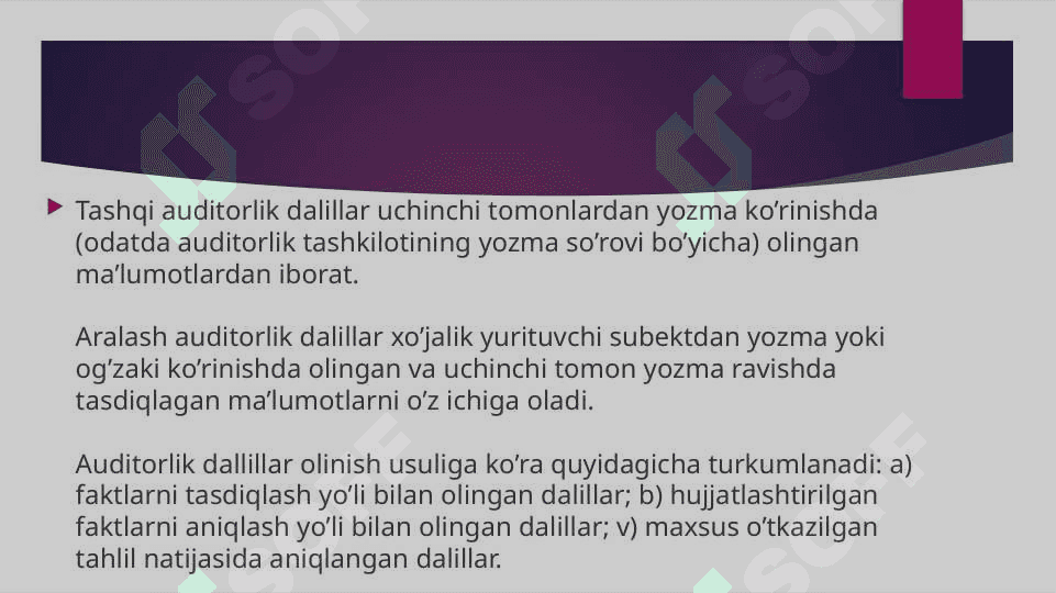 Auditorlik dallilar 4