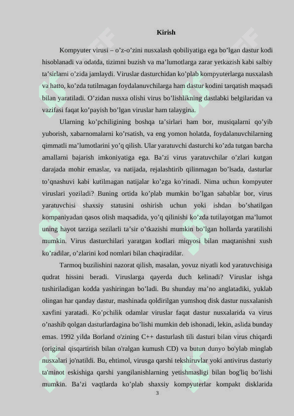 Kompyuter viruslari va virusdan himoyalanish usullari 3