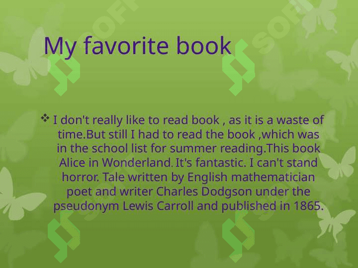 My favorite book 2