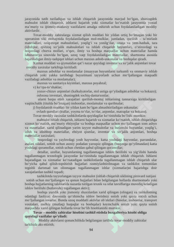 BUDJET TASHKILOTLARIDA TOVAR -MODDIY ZAXIRALAR HISOBI 2
