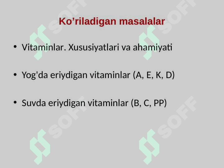 Bитаминлар . Vitaminlar 4