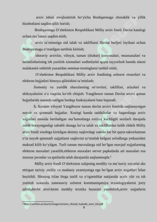 Yangibozor tuman arxivining tarixi 8