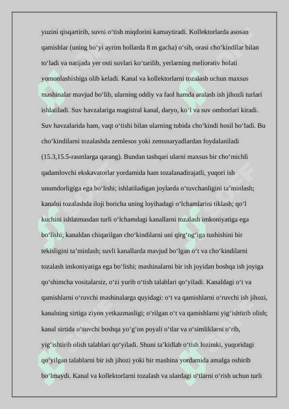 Kollektorlar va kanallar Kollektor- 4