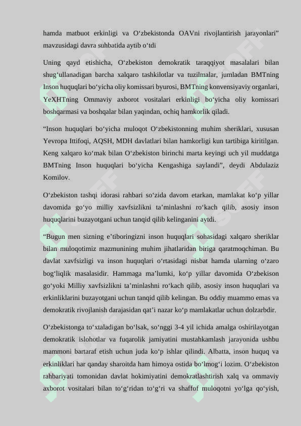 Milliy xavfsizlikni ta’minlashda amalga oshirilyotgan ishlar 8