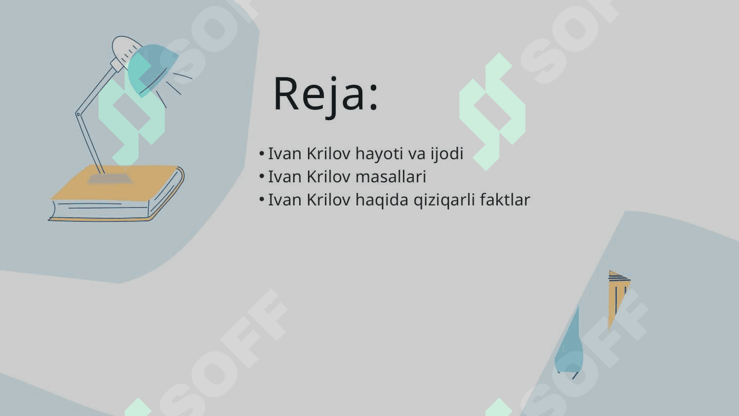 Ivan Krillov hayoti, ijodi va uning masallari 2