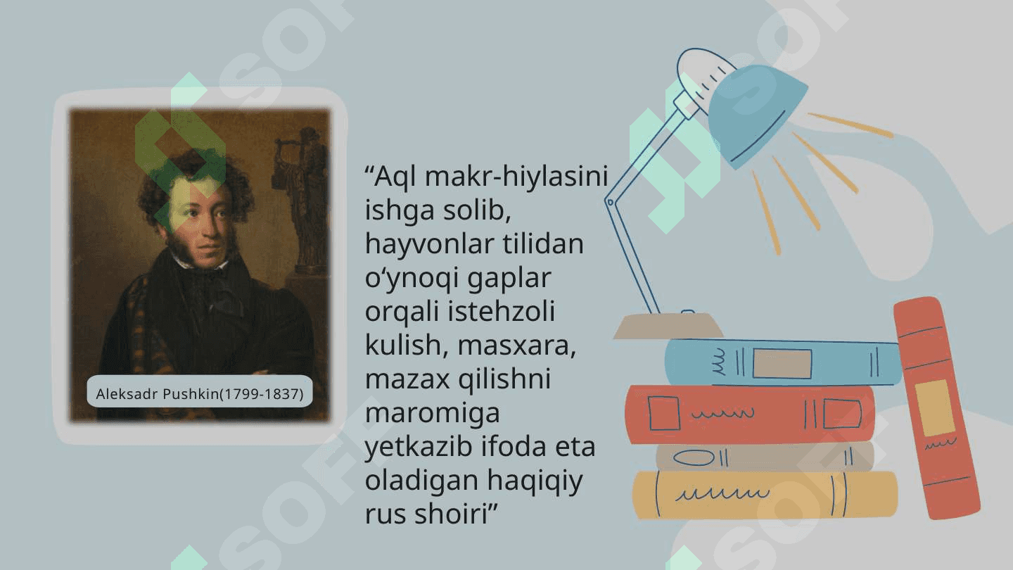 Ivan Krillov hayoti, ijodi va uning masallari 6