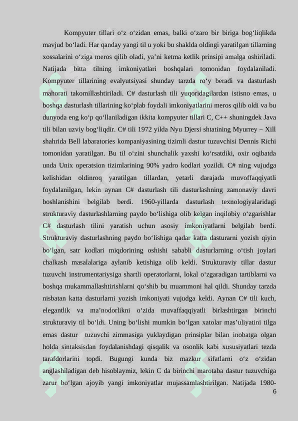 C# dasturlash tilining Math sinfi va uning metodlari 6