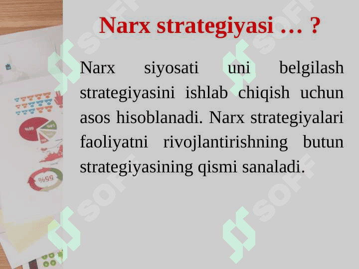 NARXLARNI SHAKLLANTIRISH STRATEGIYASI 6