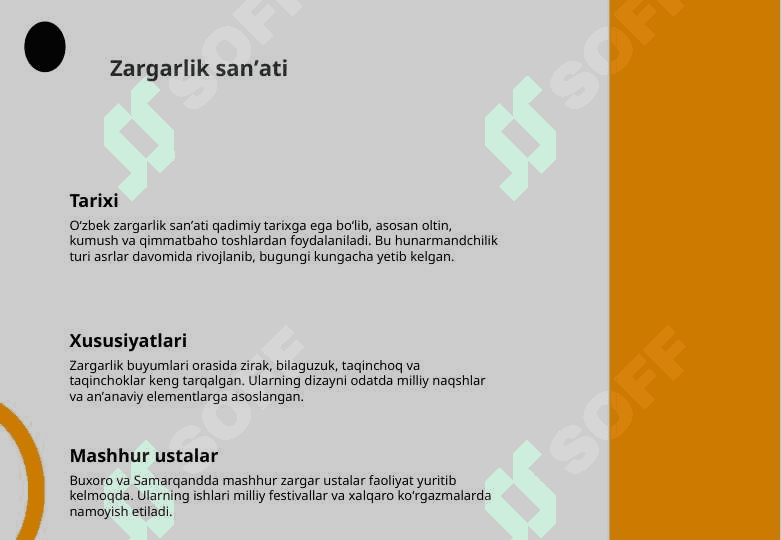 OʻZBEKISTONNING AMALIY  BEZAK SANʼATI 6