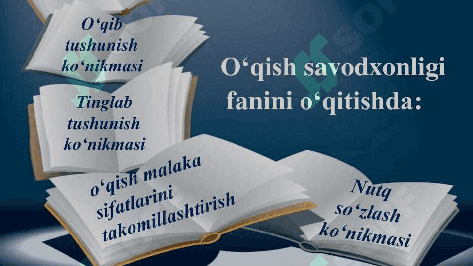 O‘qish savodxonligi fani 7