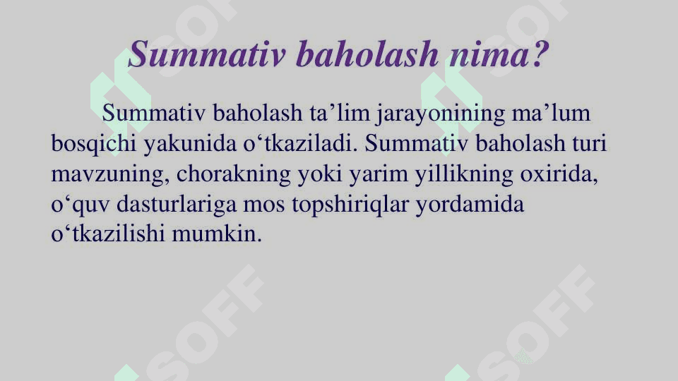 O'qish savodxonligi fani 6