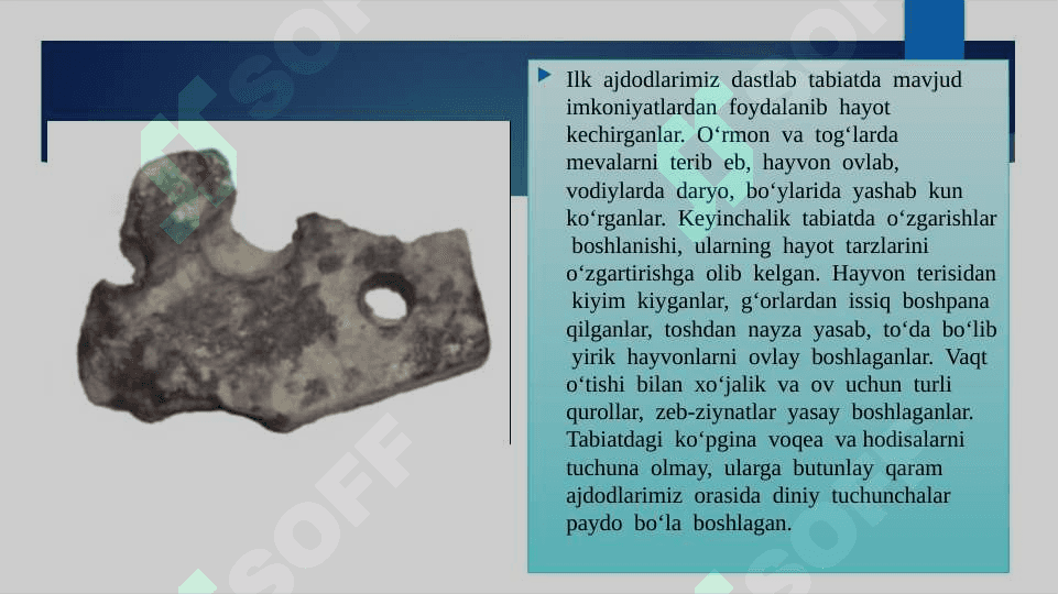 Arxeologik madaniy qatlam. 4