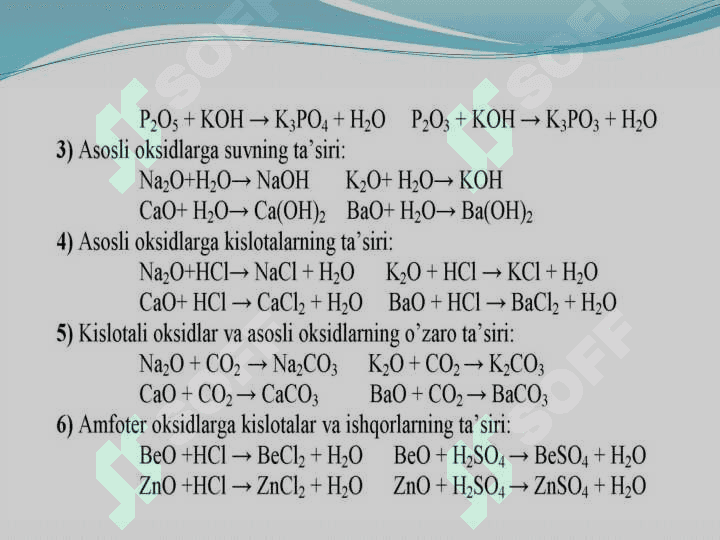 Anorganik birikmalarning eng muxin sinflari 8