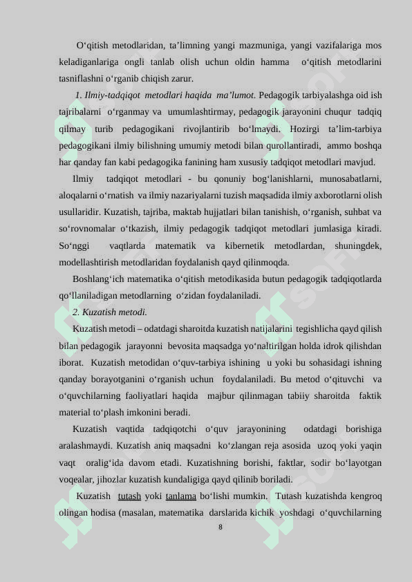 Muammoli metod (kurs ishi ) 1