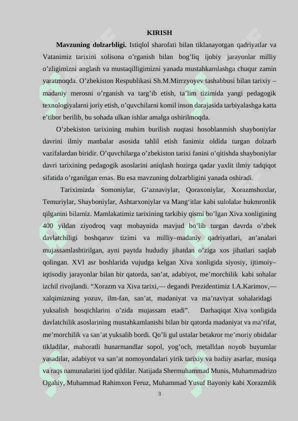 Shayboniylar davrida Xiva xonligi davlat boshqaruvi tarixi 3