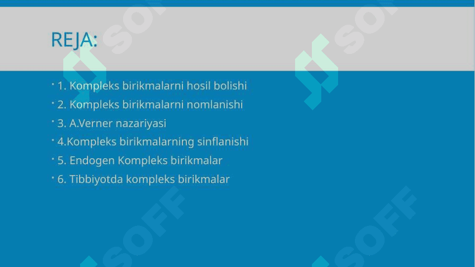 Kompleks birikmalar . Ichki kompleks birikmalar 2
