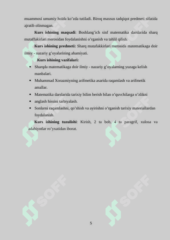 Boshlang’ich sinf matematika darslarida sharq mutaffakirlari merosidan foydalanish 5
