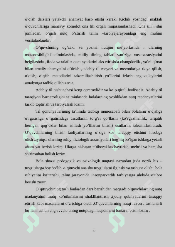 Bogʻlanishli nutq va uni oʻstirish vazifalari 4