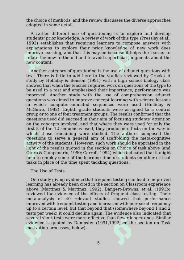 Strategies and Tactics for Teachers 5
