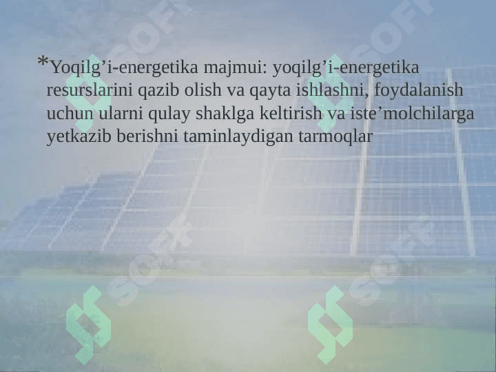 Yoqilg'i energetika majmuasi 3