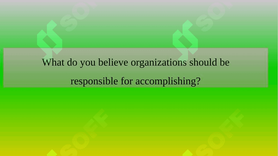 Social Responsibility 2