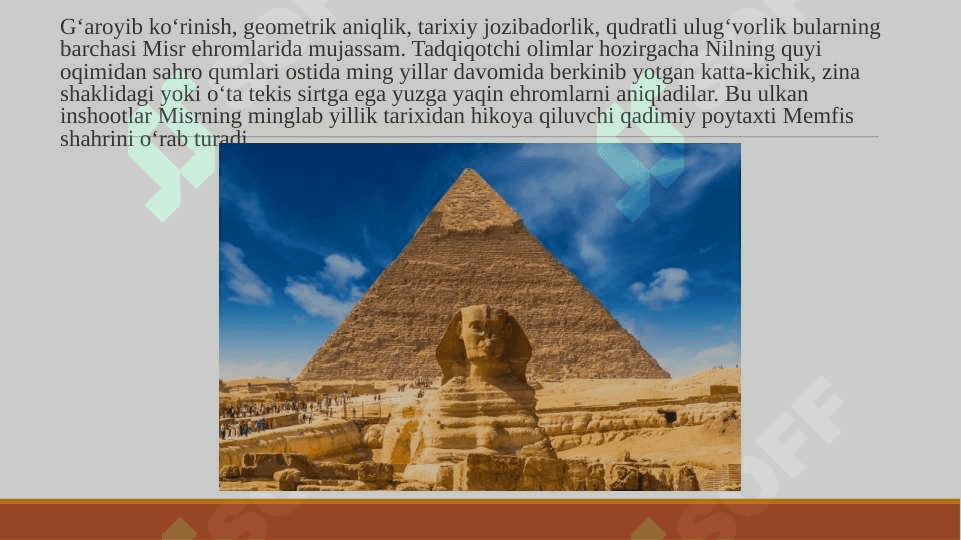 Misr ehromlari 3