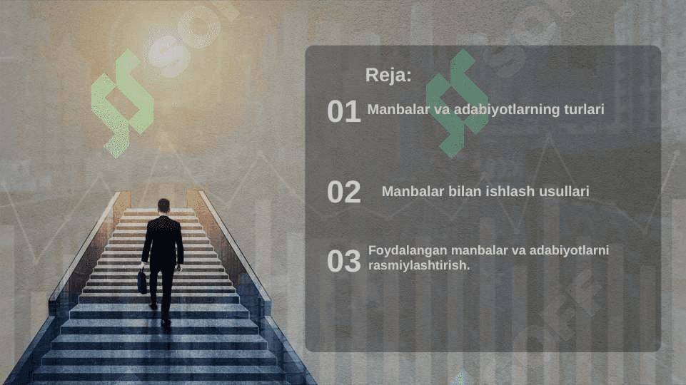 Manbalar va adabiyotlar bilan ishlash 3
