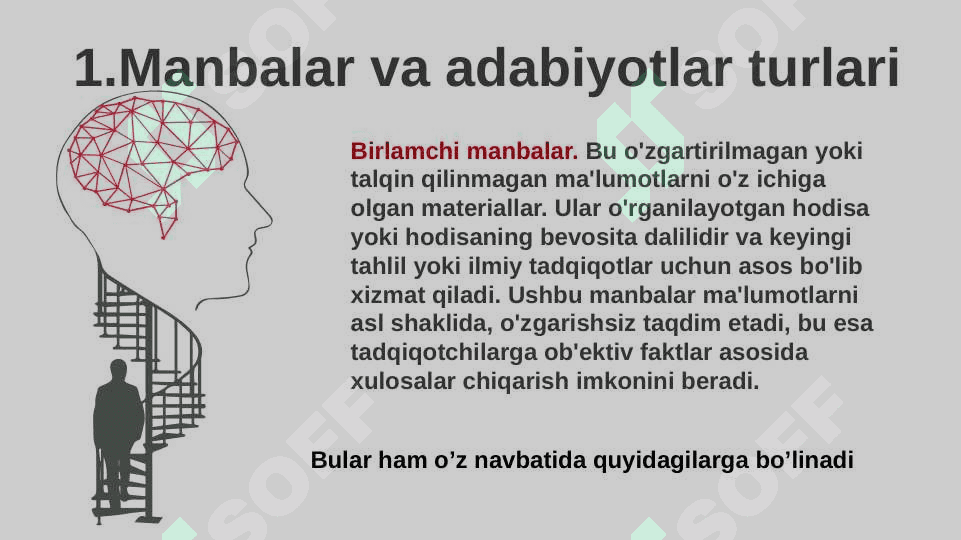 Manbalar va adabiyotlar bilan ishlash 4