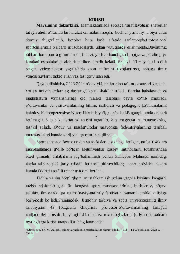 Ko’p yillik trenirovka jarayonini rejalashtirish, qo’llanilgan vositalarni taqsimlash uslubiyoti 3