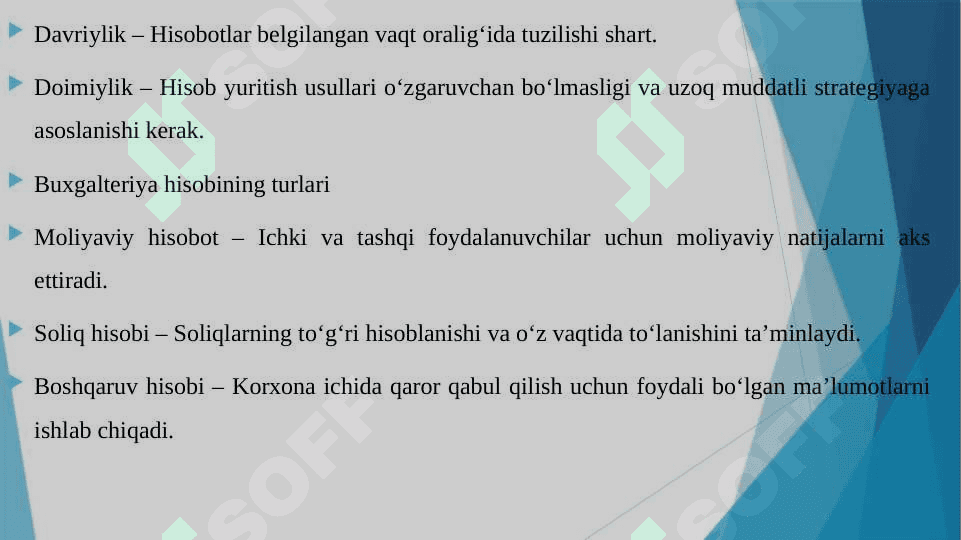 KORXONALARDA BUXGALTERIYA HISOBINI TASHKIL ETISH 4