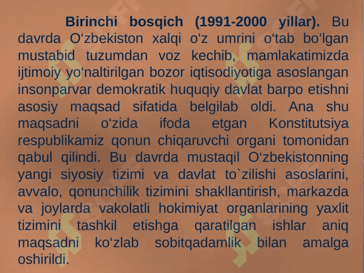 Yangi O’zbekiston: milliy tiklanishdan – milliy yuksalish sari 3