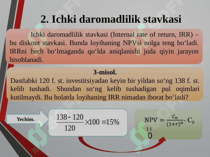 INVESTITSIYALARNI BAHOLASH USULLARI pptx 3