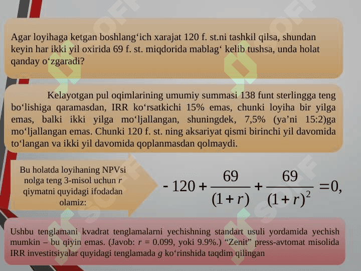INVESTITSIYALARNI BAHOLASH USULLARI pptx 4