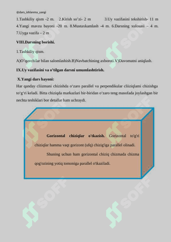 Geometrik yasashlar. Turli xil chiziqlar chizish 3