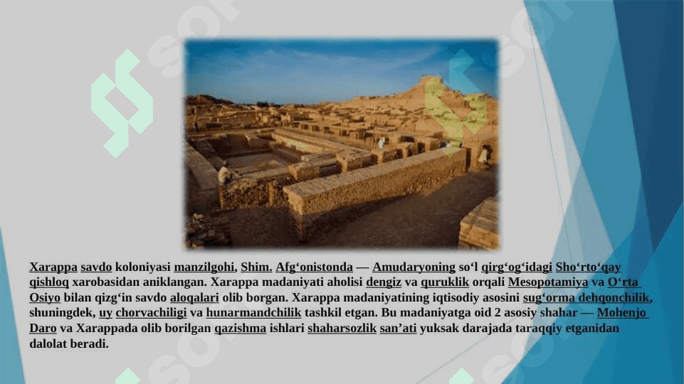 Qadimgi Mohendjodaro va Xarappa madaniyati 3