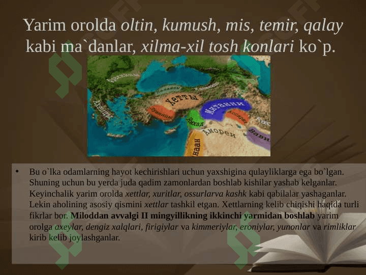 QADIMGI XETT DAVLATI XO'JALIGI 3