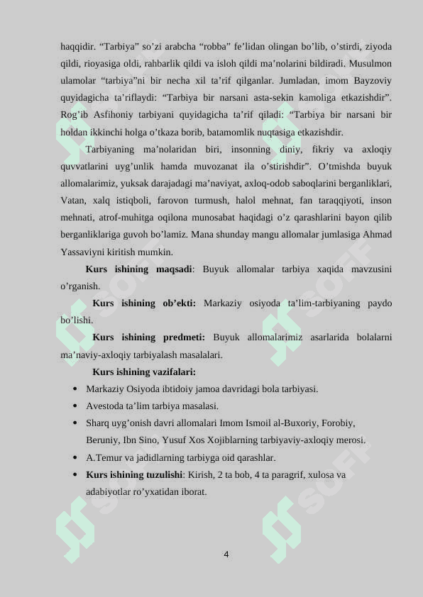 Buyuk allomalar tarbiya xaqida 4